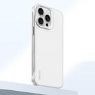 For iPhone 15 Pro Max SULADA Skin Feel Liquid Leather Shockproof Phone Case(White) - 1