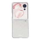 For Xiaomi Mix Flip Mirror Polka Dot PC Folding Phone Case(White) - 1