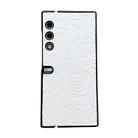 For Honor V Purse Impression Camellia Pattern Protective Phone Case(White) - 1