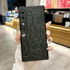 For Honor V Purse Impression Camellia Pattern Protective Phone Case(Black) - 2