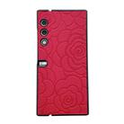 For Honor V Purse Impression Camellia Pattern Protective Phone Case(Red) - 1