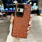 For Honor Magic Vs Impression Camellia Pattern Protective Phone Case(Brown) - 2