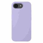For iPhone 16e Liquid Silicone Phone Case(Purple) - 1