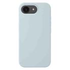 For iPhone 16e Liquid Silicone Phone Case(Sky Blue) - 1