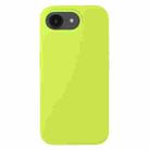 For iPhone 16e Liquid Silicone Phone Case(Brilliant Green) - 1