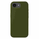 For iPhone 16e Liquid Silicone Phone Case(Pine Green) - 1