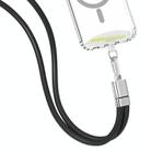 YOYOISLES Air Vogue Crossbody Phone Lanyard(Black Silver) - 2