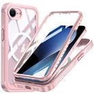 For iPhone 16e RedPepper Tempered Glass MagSafe Phone Case(Pink) - 1