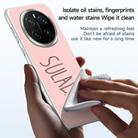 For Honor Magic7 Pro SULADA Skin Feel Liquid Leather Shockproof Phone Case(White) - 3