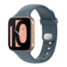 For OPPO Watch 41mm Silicone Watch Band(Rock Cyan) - 1