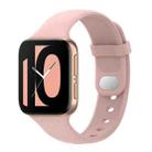 For OPPO Watch 41mm Silicone Watch Band(Pink Sand) - 1