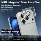 For iPhone 17 Pro IMAK High Definition Integrated Rear Camera Glass Lens Film, Black Eye Design - 2