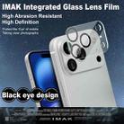 For iPhone 17 Pro Max IMAK High Definition Integrated Rear Camera Glass Lens Film, Black Eye Design - 2