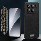 For Xiaomi 15 SULADA Shockproof TPU Hybrid Handmade Leather Phone Case(Black) - 2