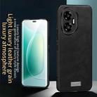 For Honor 300 Pro SULADA Shockproof TPU Hybrid Handmade Leather Phone Case(Brown) - 2