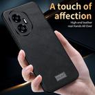 For Honor 300 Pro SULADA Shockproof TPU Hybrid Handmade Leather Phone Case(Blue) - 3