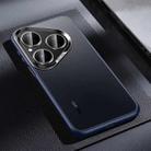 For Huawei Pura 80 5G SULADA Skin Feel Matte Shockproof Phone Case(Blue) - 1