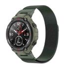 For Huami Amazfit T-Rex A1918 Milan Watch Band with Screwdriver(Olive Green) - 2