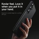 For Samsung Galaxy S25 Ultra 5G SULADA 600D Kevlar Texture PC Shockproof Phone Case(Blue) - 3