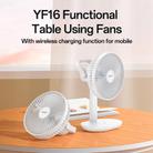Yesido YF16 Desktop Brushless Fan with Wireless Charger(White) - 2