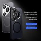 For Huawei Pura 80 Ultra 5G SULADA Light Sand MagSafe Magnetic PC Hybrid TPU Phone Case(Black) - 2