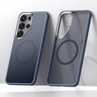 For Samsung Galaxy S25 Ultra 5G SULADA Light Sand MagSafe Magnetic PC Hybrid TPU Phone Case(Blue) - 1