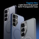 For Samsung Galaxy S25+ 5G SULADA Light Sand MagSafe Magnetic PC Hybrid TPU Phone Case(Grey) - 2