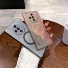 For OPPO Find X7 Fine Hole Ice Fog MagSafe PC Phone Case(Titanium Grey) - 3