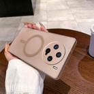 For vivo X200 Pro mini Fine Hole Ice Fog MagSafe PC Phone Case(Gold) - 1