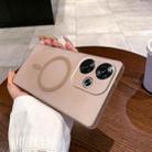 For Redmi Turbo 3 Fine Hole Ice Fog MagSafe PC Phone Case(Gold) - 1