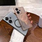 For Redmi Turbo 3 Fine Hole Ice Fog MagSafe PC Phone Case(Titanium Grey) - 3