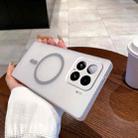 For Xiaomi 15 Fine Hole Ice Fog MagSafe PC Phone Case(Titanium Grey) - 1