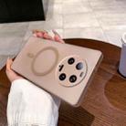 For Xiaomi 13 Ultra Fine Hole Ice Fog MagSafe PC Phone Case(Gold) - 1