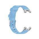 For Huami Amazfit T-Rex  A1918 Nylon Canvas Replacement Strap with Screwdriver(Light Blue) - 4