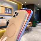 For iPhone 11 Pro Max Fine Hole Ice Fog MagSafe PC Phone Case(Navy Blue) - 3