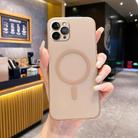 For iPhone 11 Pro Fine Hole Ice Fog MagSafe PC Phone Case(Gold) - 1