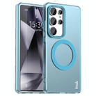 For Samsung Galaxy S25 Ultra 5G IMAK Candy Series Shockproof MagSafe Phone Case(Blue) - 1