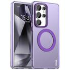 For Samsung Galaxy S25 Ultra 5G IMAK Candy Series Shockproof MagSafe Phone Case(Purple) - 1