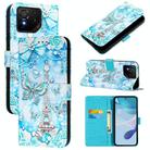 For Asus ROG Phone 9 / 9 Pro Colored Drawing Pattern Plain Weave Leather Phone Case(Tower Butterfly) - 1