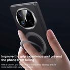 For Huawei Mate X6 SULADA Top Grain Leather MagSafe Magnetic Holder Phone Case(Blue) - 3