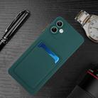 For Samsung Galaxy A06 4G / 5G Card Slot Design Shockproof TPU Phone Case(Dark Green) - 2