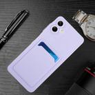 For Samsung Galaxy A06 4G / 5G Card Slot Design Shockproof TPU Phone Case(Purple) - 2