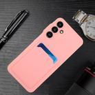 For Samsung Galaxy A16 4G / 5G Card Slot Design Shockproof TPU Phone Case(Pink) - 2