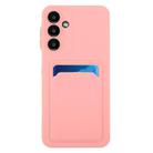 For Samsung Galaxy A16 4G / 5G Card Slot Design Shockproof TPU Phone Case(Pink) - 3