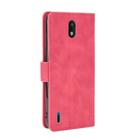 For Nokia 1.3 Solid Color Skin Feel Magnetic Buckle Horizontal Flip Calf Texture PU Leather Case with Holder & Card Slots & Wallet(Rose Red) - 3
