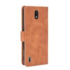 For Nokia 1.3 Solid Color Skin Feel Magnetic Buckle Horizontal Flip Calf Texture PU Leather Case with Holder & Card Slots & Wallet(Brown) - 3