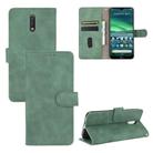 For Nokia 2.3 Solid Color Skin Feel Magnetic Buckle Horizontal Flip Calf Texture PU Leather Case with Holder & Card Slots & Wallet(Green) - 1