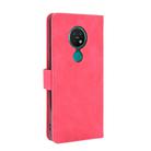 For Nokia 7.2 & 6.2 Solid Color Skin Feel Magnetic Buckle Horizontal Flip Calf Texture PU Leather Case with Holder & Card Slots & Wallet(Rose Red) - 3