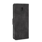 For Nokia C1 Solid Color Skin Feel Magnetic Buckle Horizontal Flip Calf Texture PU Leather Case with Holder & Card Slots & Wallet(Black) - 3