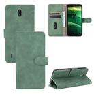 For Nokia C1 Solid Color Skin Feel Magnetic Buckle Horizontal Flip Calf Texture PU Leather Case with Holder & Card Slots & Wallet(Green) - 1